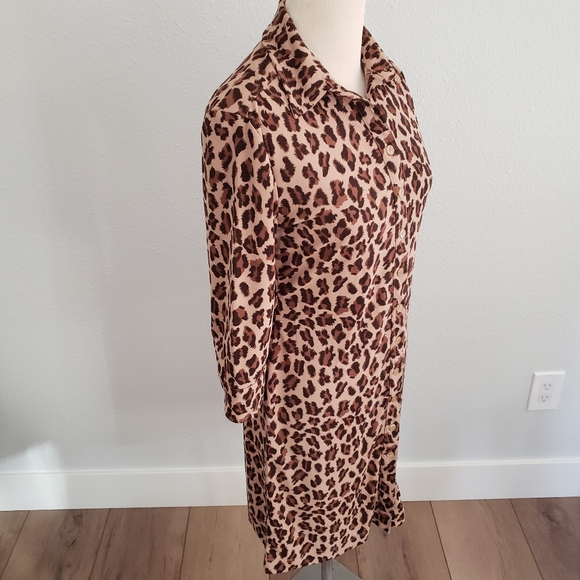 Vintage 90s / Y2K Leopard Print Dress - Picture 7 of 12